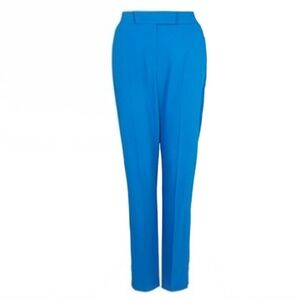 Karen Millen Essential Tailored Slim Leg Split Hem Trouser - Cobalt Blue Size 8